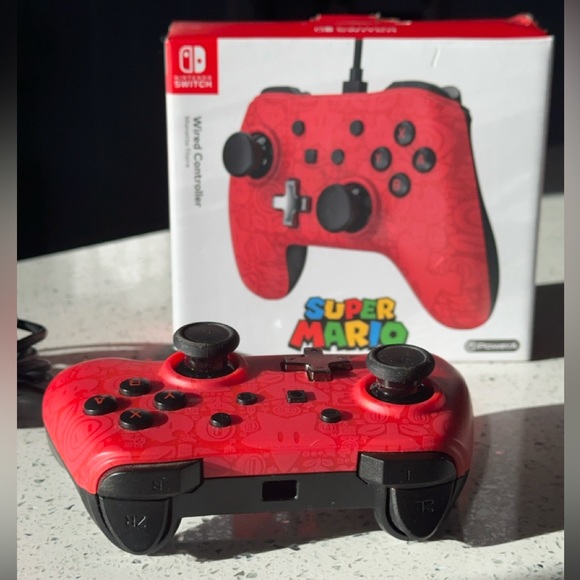 PowerA Nintendo Switch Super Mario Wired Controller - Picture 2 of 5